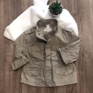 London Jean Cropped 3/4 Sleeved Women's Utility Jacket  - Size Small (EUC)